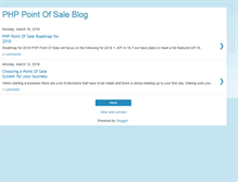 Tablet Screenshot of blog.phppointofsale.com